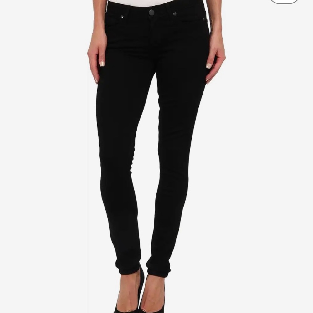 Paige Jeans Verdugo Ultra Skinny Black jeans, size 25